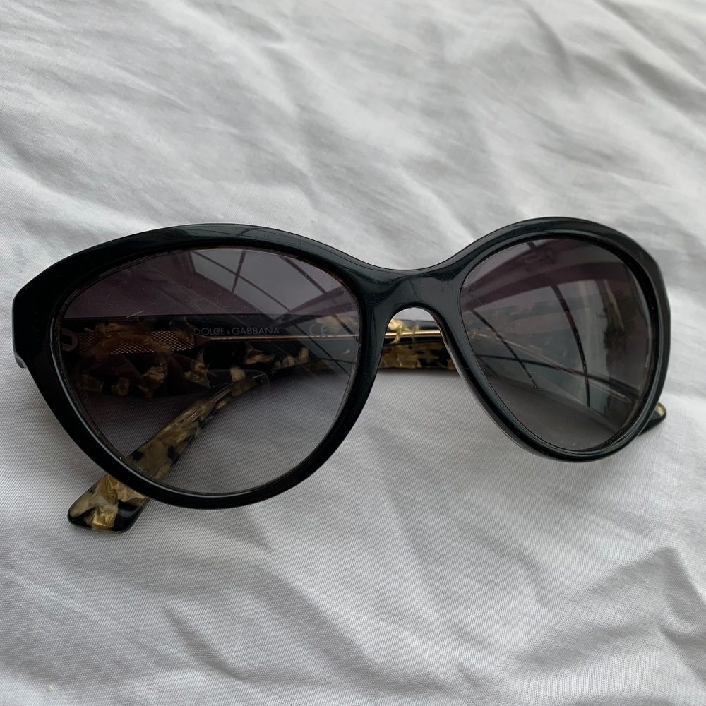 DOLCE & GABBANA Sunglasses Gold Leaf
